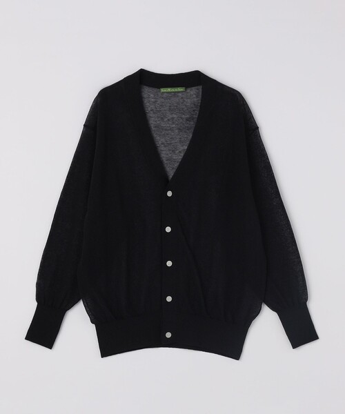 SHIPS（シップス） カーディガン BENCH MARKING SHIRT: シアー ニット