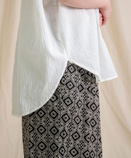 【★20%OFF】SALE セール prit プリット 服 綿麻 平織 スリーブレス 衿付 プルオーバー P82537 レディース ブランド トップス シャツ ブラウス 半袖 春 夏 prit ブラウス シャツ 「prit」 綿麻平織 スリーブレス衿付プル