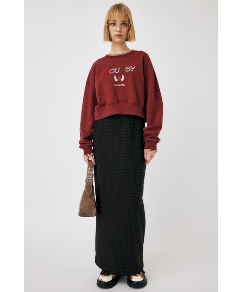 トレーナー スウェット 「ZOZO・一部店舗限定」PATCHED OVAL MOUSSY LOGO プルオーバー レディース ZOZO・一部店舗限定】PATCHED OVAL MOUSSY LOGO プルオーバー