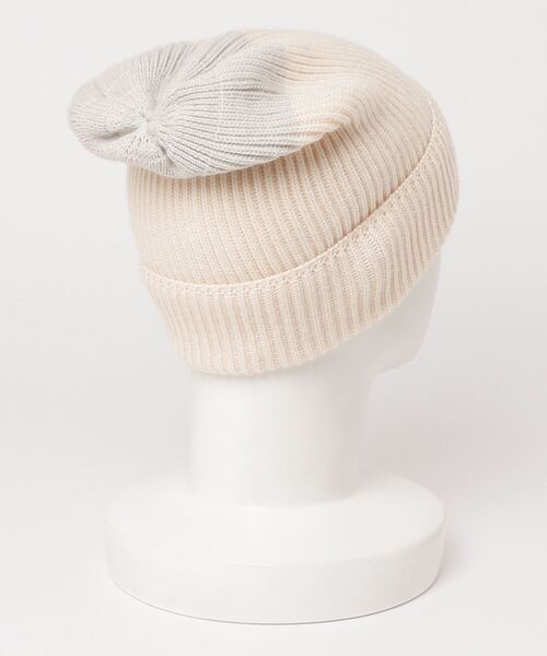 「iliann loeb」 ニットキャップ FREE ベージュ レディース_画像2