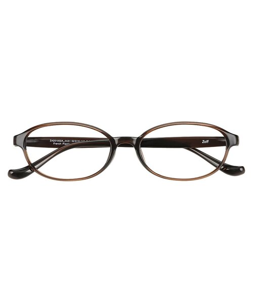 Zoff（ゾフ） 伊達メガネ メガネ 眼鏡 オーバル型 メガネ｜大人可愛い