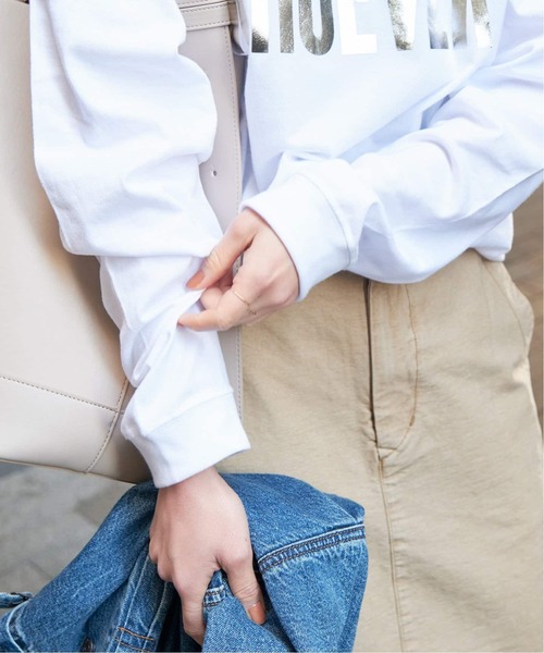 Spick＆Span（スピック アンド スパン） tシャツ 「追加」箔ロゴ