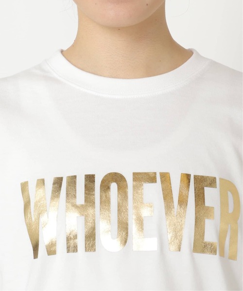Spick＆Span tシャツ 「追加」箔ロゴプリントロンT レディース