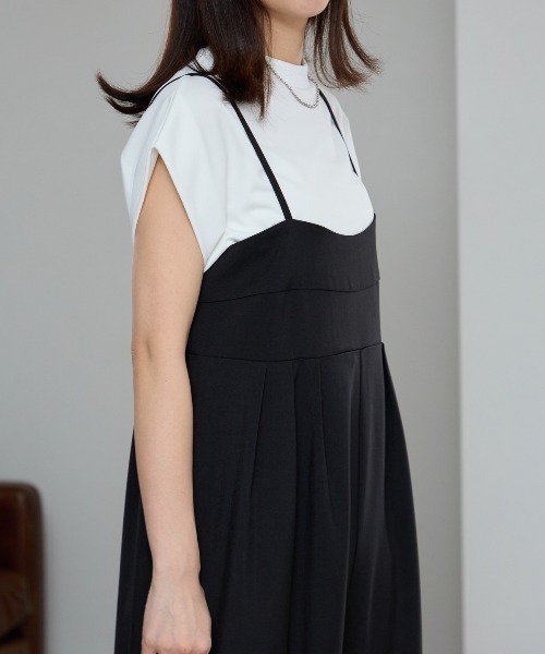 priority プライオリティ　サロペット　つなぎ ARCADE サロペット オーバーオール 夏服 Vネック オールインワン