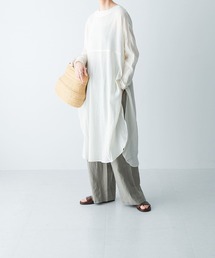 チュニック ガーゼロングチュニック｜ZOZOTOWN Yahoo!店