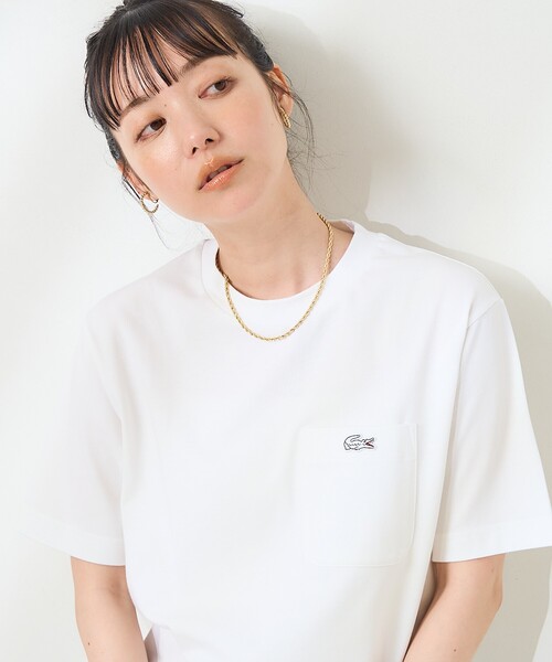 FREAK'S STORE（フリークスストア） tシャツ LACOSTE/ラコステ ワン