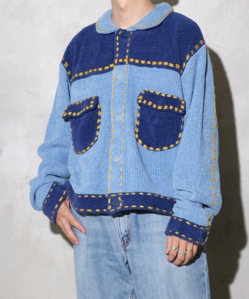 【激レア最安値】PHINGERIN PG1 マルチカラー ニットカーディガン PHINGERIN カーディガン / フィンガリン PG1 KNIT ピージーワン