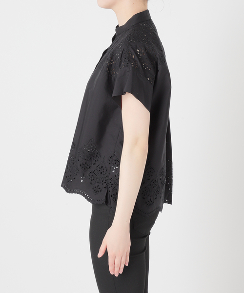 TICCA　レースシャツブラウス TICCA ブラウス シャツ 「TICCA / ティッカ」レースフレンチ