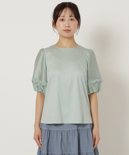 Rose Tiara（ローズティアラ） tシャツ 半袖 ボリューム袖カットソーA