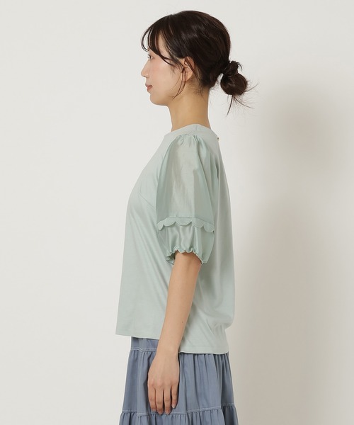 Rose Tiara（ローズティアラ） tシャツ 半袖 ボリューム袖カットソーA