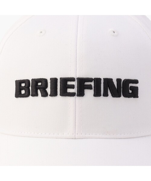 P057新品 白 BRIEFING GOLF キャップ BASIC CAP BRIEFING キャップ 帽子 「BRIEFING GOLF／ブリーフィングゴルフ