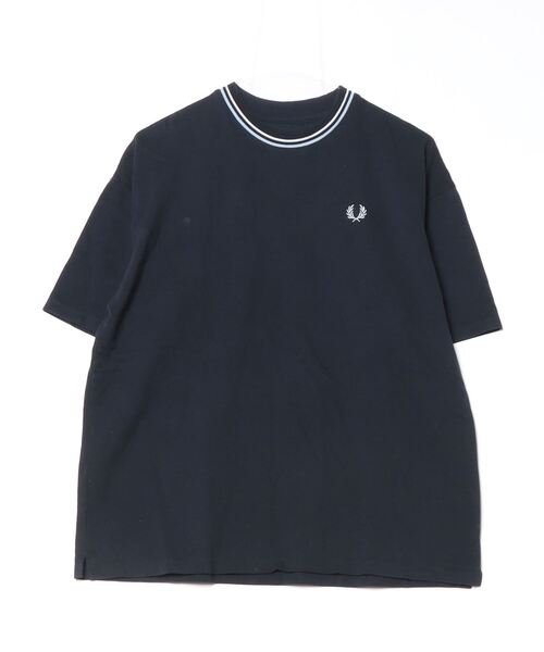 [新品]FRED PERRY ネイビー 半袖Tシャツ10 FRED PERRY 半袖Tシャツ ネイビー UK 10 - メルカリ