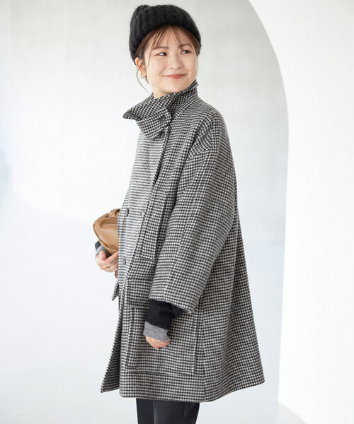 「SLOBE IENA」 ピーコート 36 ネイビー レディース_画像6