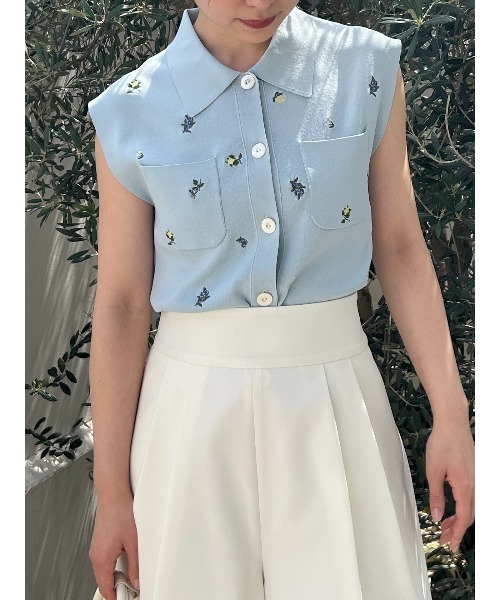 フレイアイディー　パンツ ツータックキュロットパンツ／ウォッシャブル レディース FRAY I.D パンツ ツータックキュロットパンツ／ウォッシャブル