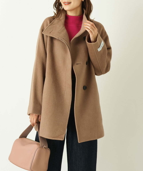 「a.v.v」 ステンカラーコート 38 モカ レディース_画像7