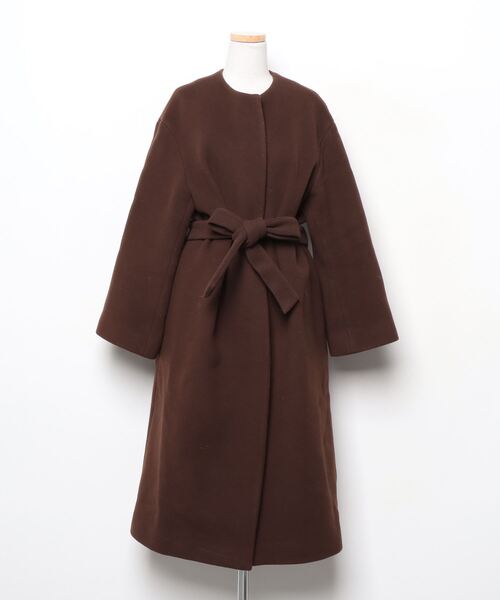 ノーカラーコート　beauty＆youth BEAUTY＆YOUTH UNITED ARROWS ノーカラーコート M ナチュラル