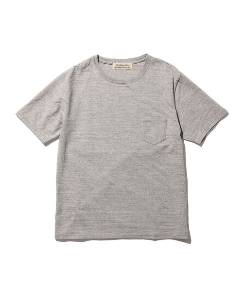 REMI RELIEFレミ リリーフ★レミレリーフポケツキ7ブTシャツ グレー REMI RELIEF（レミ レリーフ） tシャツ 「別注」REMI RELIEF / Pocket