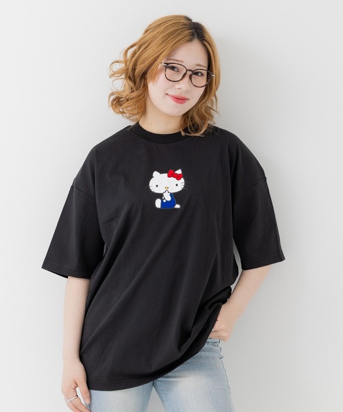 BALZAC ハローキティ Tシャツ 黒 BALZAC×ハローキティ コラボTシャツ - メルカリ