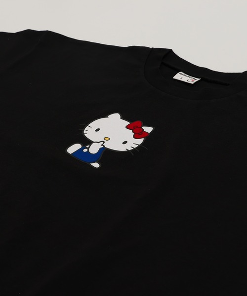 tシャツ 「HELLO KITTY」GINGHAM CHECK BABY Tシャツ レディース sanrio tシャツ 「サンリオ」ハローキティ/半袖Tシャツ