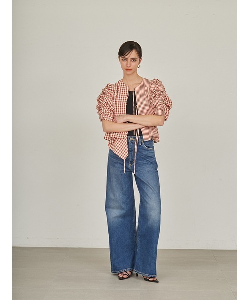 styling/ ギャザースリーブブラウス styling/ ブラウス シャツ 「販路限定カラーあり