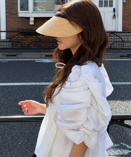 styling/ ギャザースリーブブラウス styling/ ブラウス シャツ 「販路限定カラーあり