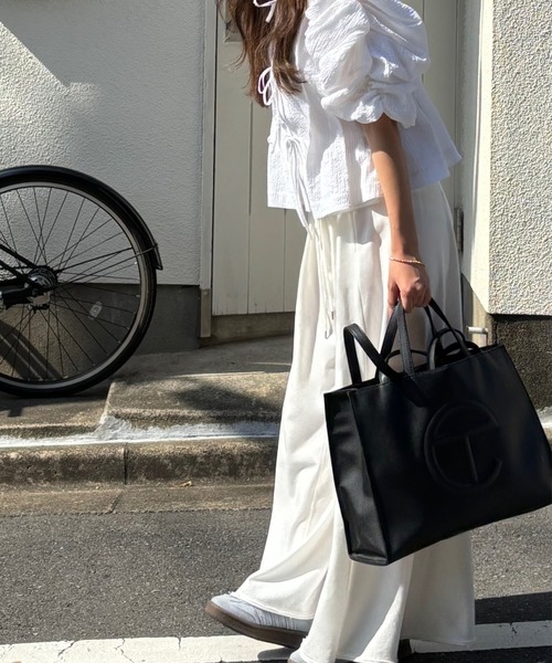 styling/ ギャザースリーブブラウス styling/ ブラウス シャツ 「販路限定カラーあり