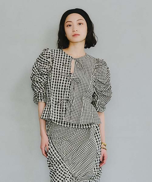 styling/ ギャザースリーブブラウス styling/ ブラウス シャツ 「販路限定カラーあり