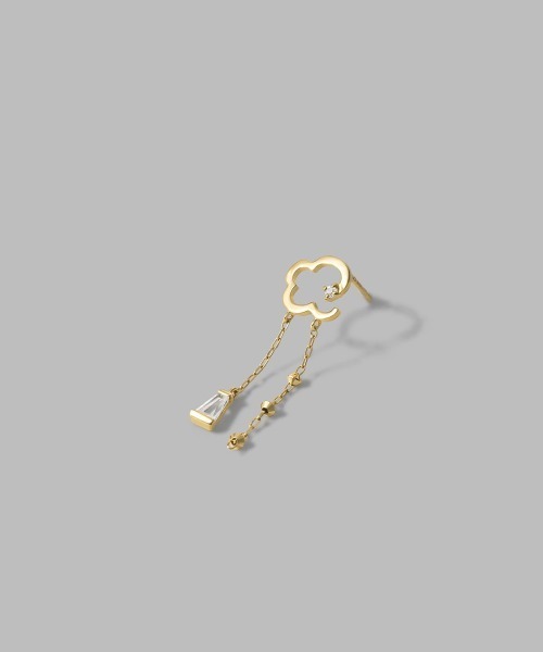 4℃（ヨンドシー） ピアス 「The Tidal」 K10イエローゴールド ピアス