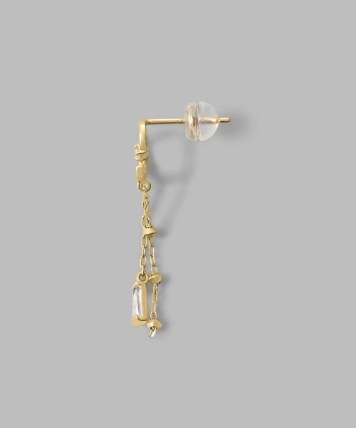 4℃（ヨンドシー） ピアス 「The Tidal」 K10イエローゴールド ピアス