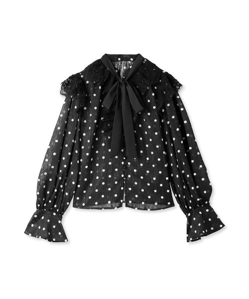 LILY BROWN 「LILY BROWN」 長袖ブラウス ONE SIZE ホワイト
