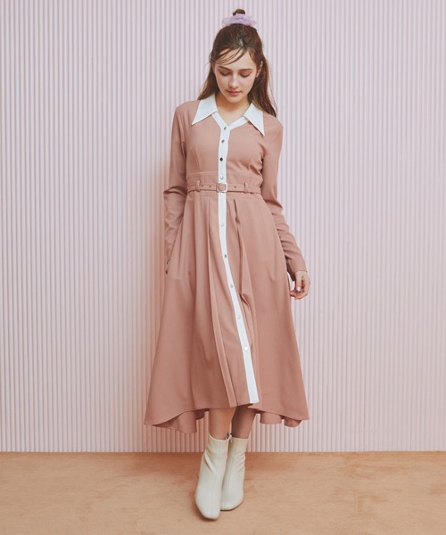 REDYAZEL 「REDYAZEL」 シャツワンピース SMALL サックスブルー