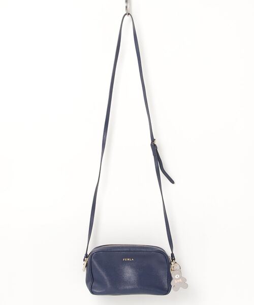 FURLA ネイビー ショルダーバッグ Mサイズ FURLA 「FURLA」 ショルダーバッグ - ネイビー レディース