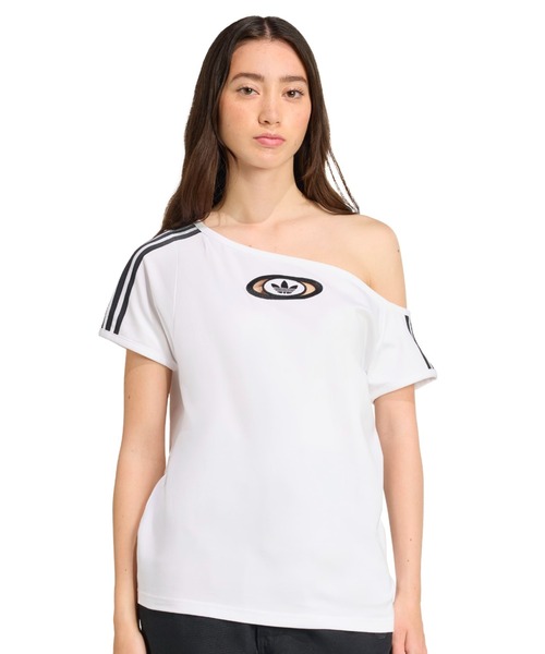 adidas OFFSHOULDER TEE/アディダス オフショルダーティー adidas OFFSHOULDER TEE / アディダス オフショルダー ティー（T