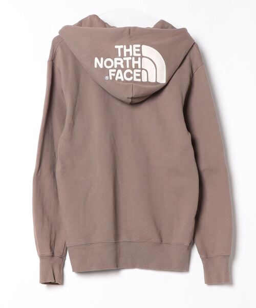 THE NORTH FACE ノースフェイス　ジップアップパーカー ブラウン THE NORTH FACE 「THE FACE」 刺繍ジップアップパーカー S