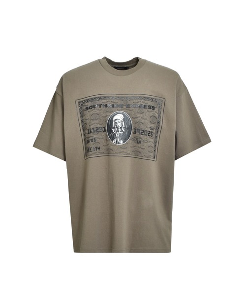 大人気！完売！【AMERI】MY ELABORATE TEE ブラック Tシャツ Tradition-Oversized-Tee-Black.