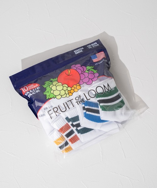 FRUIT OF THE LOOM（フルーツオブザルーム） 靴下 「10足セット