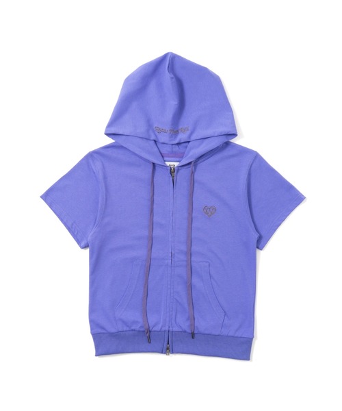 HTH パーカー Assort Short sleeve zip hoodie レディース : ZOZOTOWN