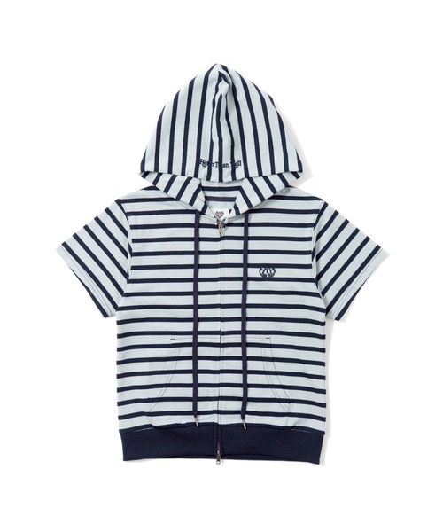 HTH パーカー Assort Short sleeve zip hoodie レディース : ZOZOTOWN