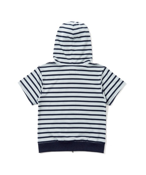 HTHフルジップパーカー　短丈 HTH パーカー Assort Short sleeve zip hoodie レディース : ZOZOTOWN