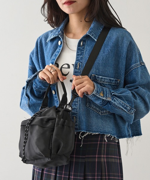 GERRY（ジェリー） ショルダーバッグ 「GERRY」巾着型ドローストリング