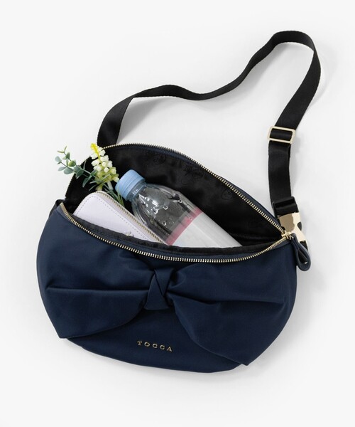 本日まで☆美品☆TOCCA ネイビー ボディバッグ TOCCA 「TOCCA」 ウエストバッグ F ネイビー レディース