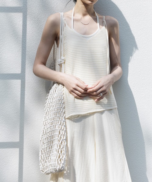 tageechita ワンピース 「tageechita」レイヤード風 カットアウト