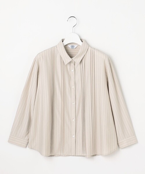 ジェイプレス　新品未使用ジャージストライプブラウスT15サイズ J.PRESS（J.プレス） tシャツ ストライプジャージー シャツライク
