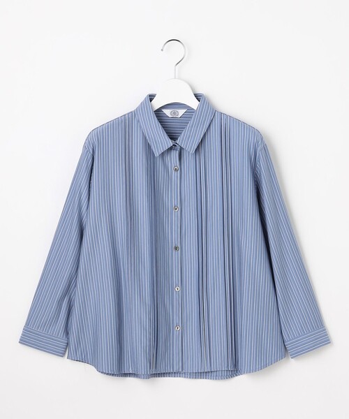 ジェイプレス　新品未使用ジャージストライプブラウスT15サイズ J.PRESS（J.プレス） tシャツ ストライプジャージー シャツライク