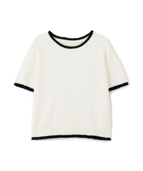 【超美品】Nature's フード付きセーター ふんわりルーズなイマドキニット】ニュアンスフラワージャガード