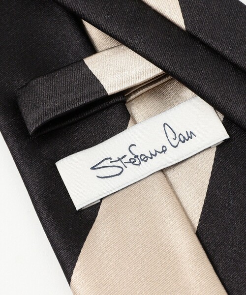 STEFANO CAU ネクタイ STEFANO CAU / シルク ストライプ ネクタイ