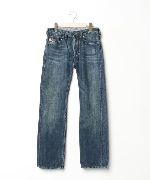 DIESELデニム 27 DIESEL 「DIESEL」 ダメージ加工デニムパンツ 27 ネイビー