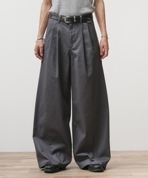 チノパン Two-Tuck Wide Structured Chino Pants / 2タックワイドカーブデザインチノパンツ メンズ｜ZOZOTOWN Yahoo!店