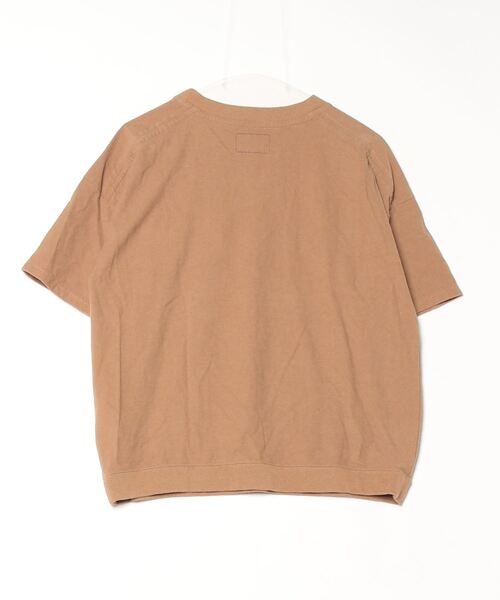 「THE NORTH FACE PURPLE LABEL」 ワンポイント半袖Tシャツ S ベージュ レディース