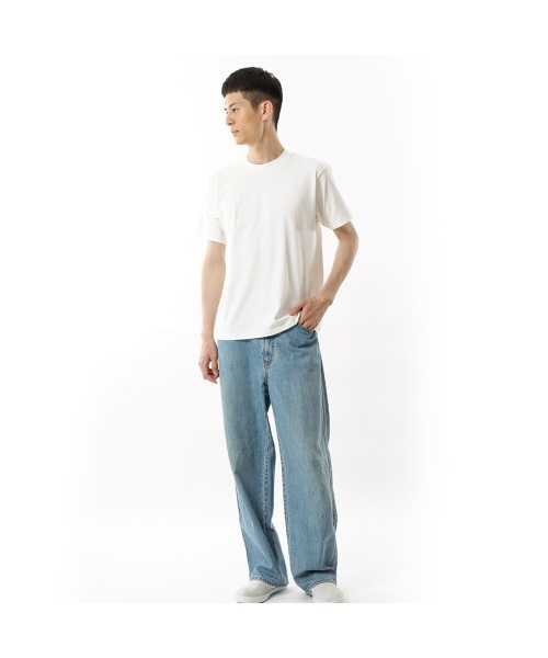 「HANES」 半袖Tシャツ M ホワイト メンズ